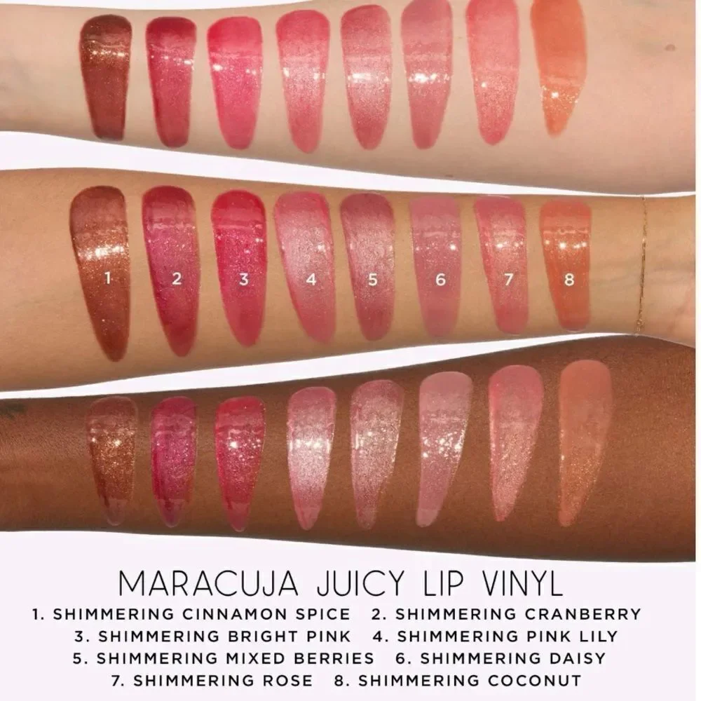 🌻 Tarte Shimmering Cinnamon Spice Maracuja Juicy Lip Vinyl New Full Size